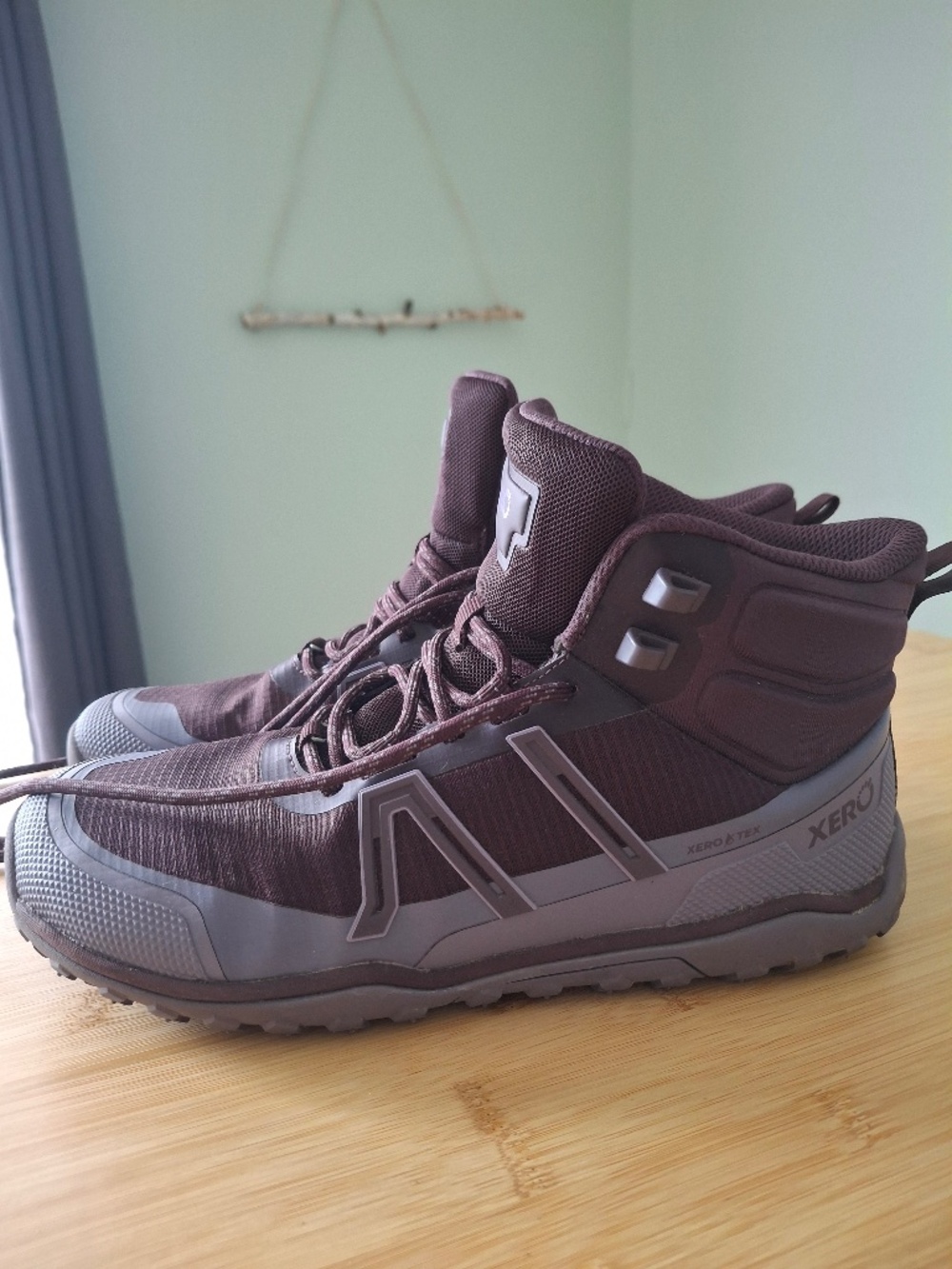 XERO Waterproof Scrambler Mid Hiking Boots in Purple US Women’s 8.5 Barefoot